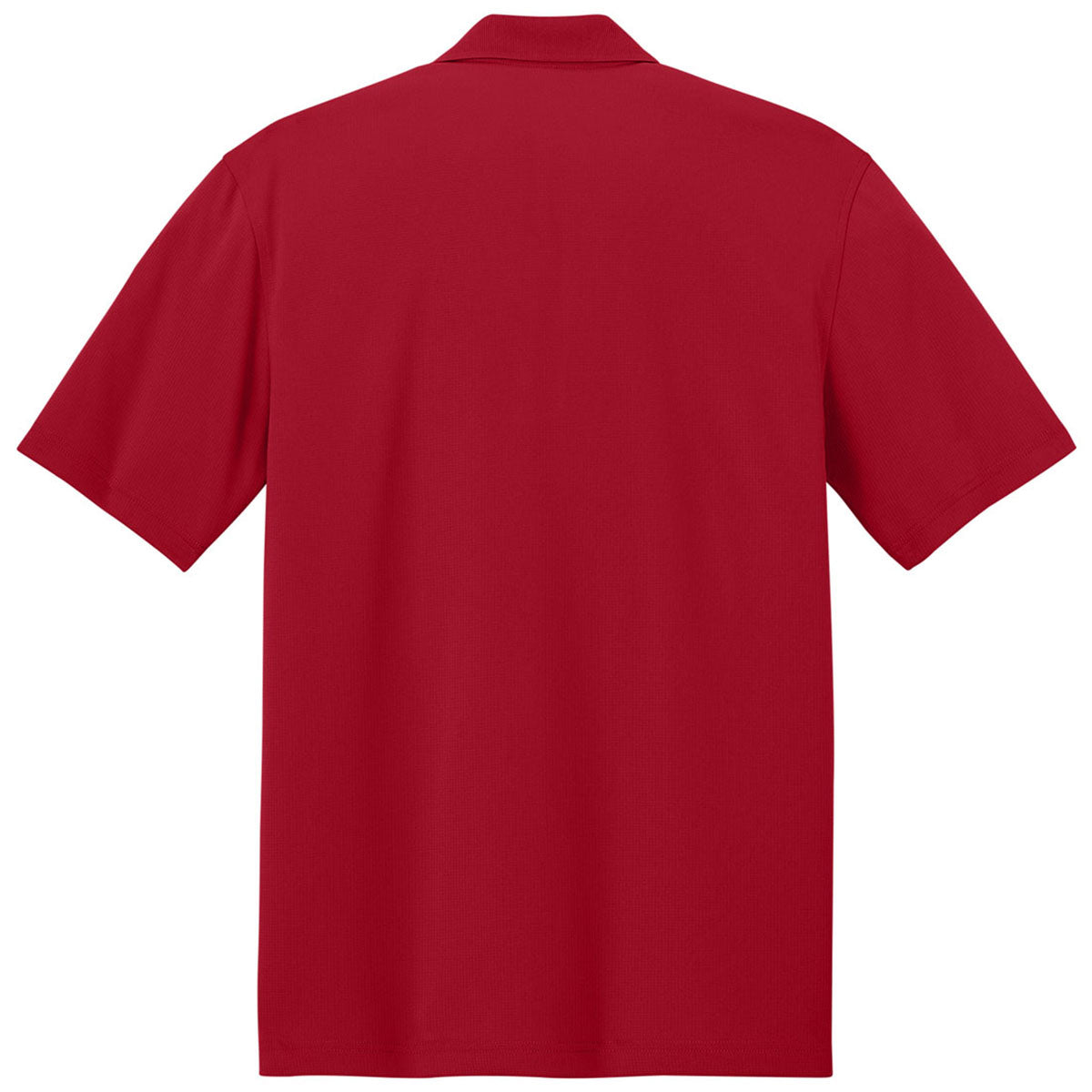 Port Authority Men's Rich Red Dry Zone Stain-Release Grid Polo