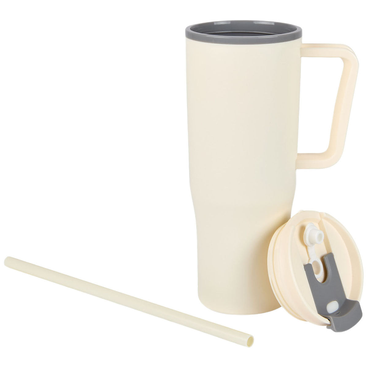 Logomark Cream Agnew 30 oz. Double Wall Polypropylene Mug