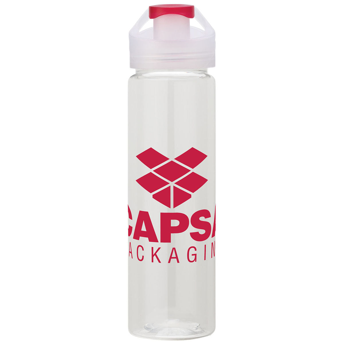 Logomark Red NEWPORT VII 25 oz. PET Bottle with Chug Spout