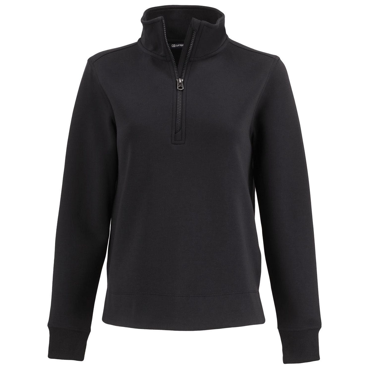 Cutter & Buck Women's Black Roam Epic Versatility Quarter Zip Pullover