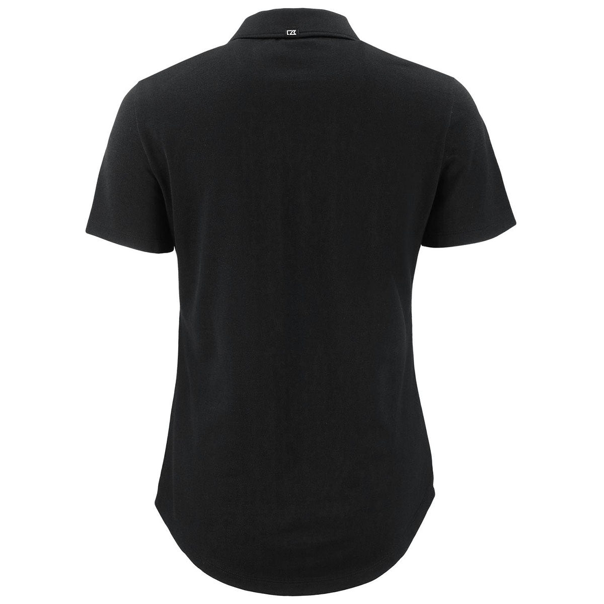 Cutter & Buck Women's Black Advantage Refresh Epic Confidence Recycled Tri-Blend Pique Polo