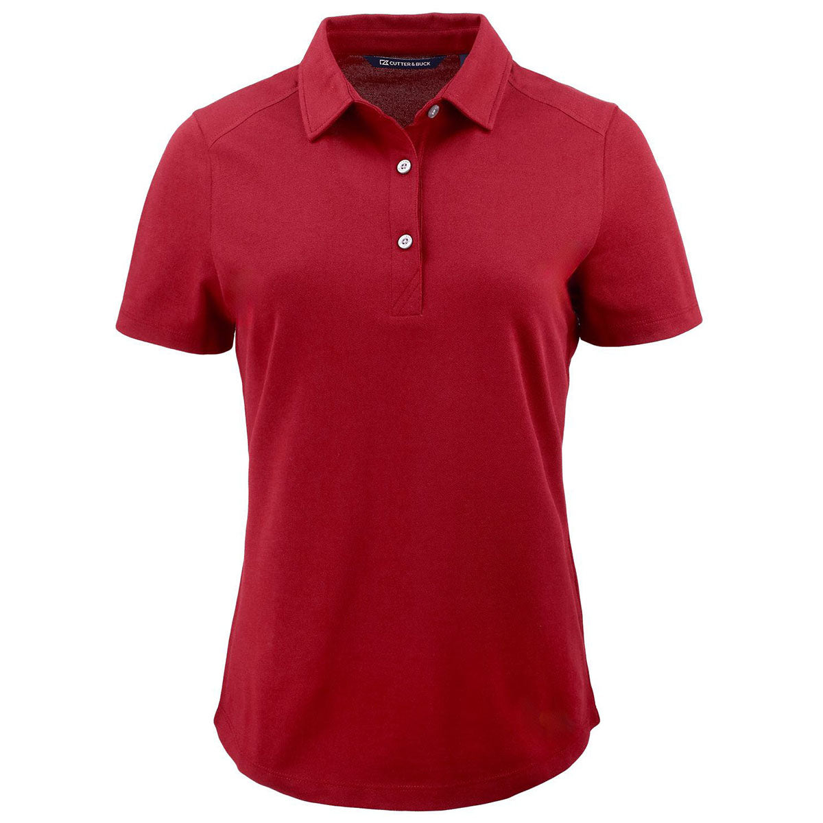 Cutter & Buck Women's Cardinal Red Advantage Refresh Epic Confidence Recycled Tri-Blend Pique Polo