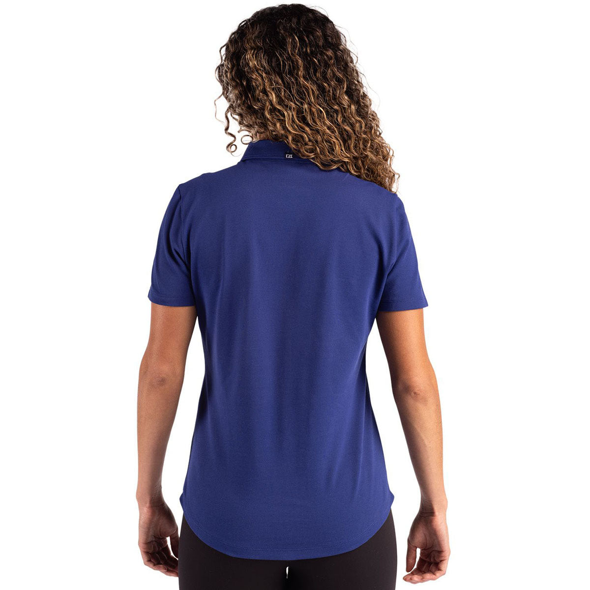 Cutter & Buck Women's Tour Blue Advantage Refresh Epic Confidence Recycled Tri-Blend Pique Polo