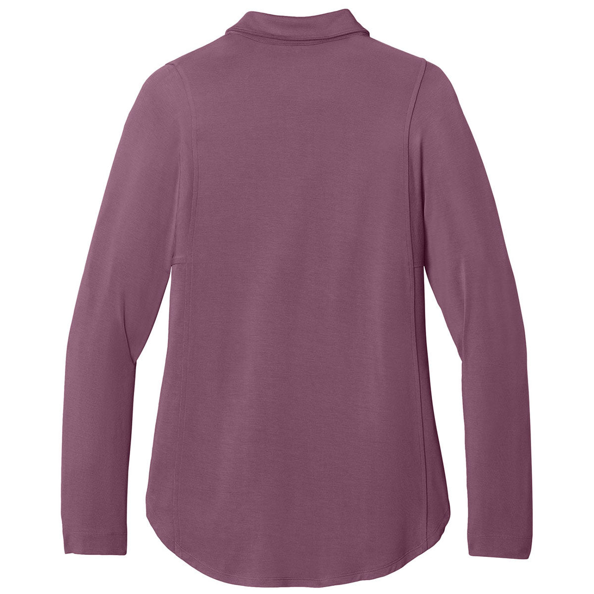 Port Authority Women's Purple Mist Luxe Knit Button Tunic