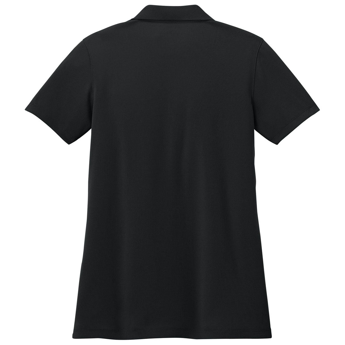 Port Authority Women's Deep Black Dry Zone Stain-Release Grid Polo