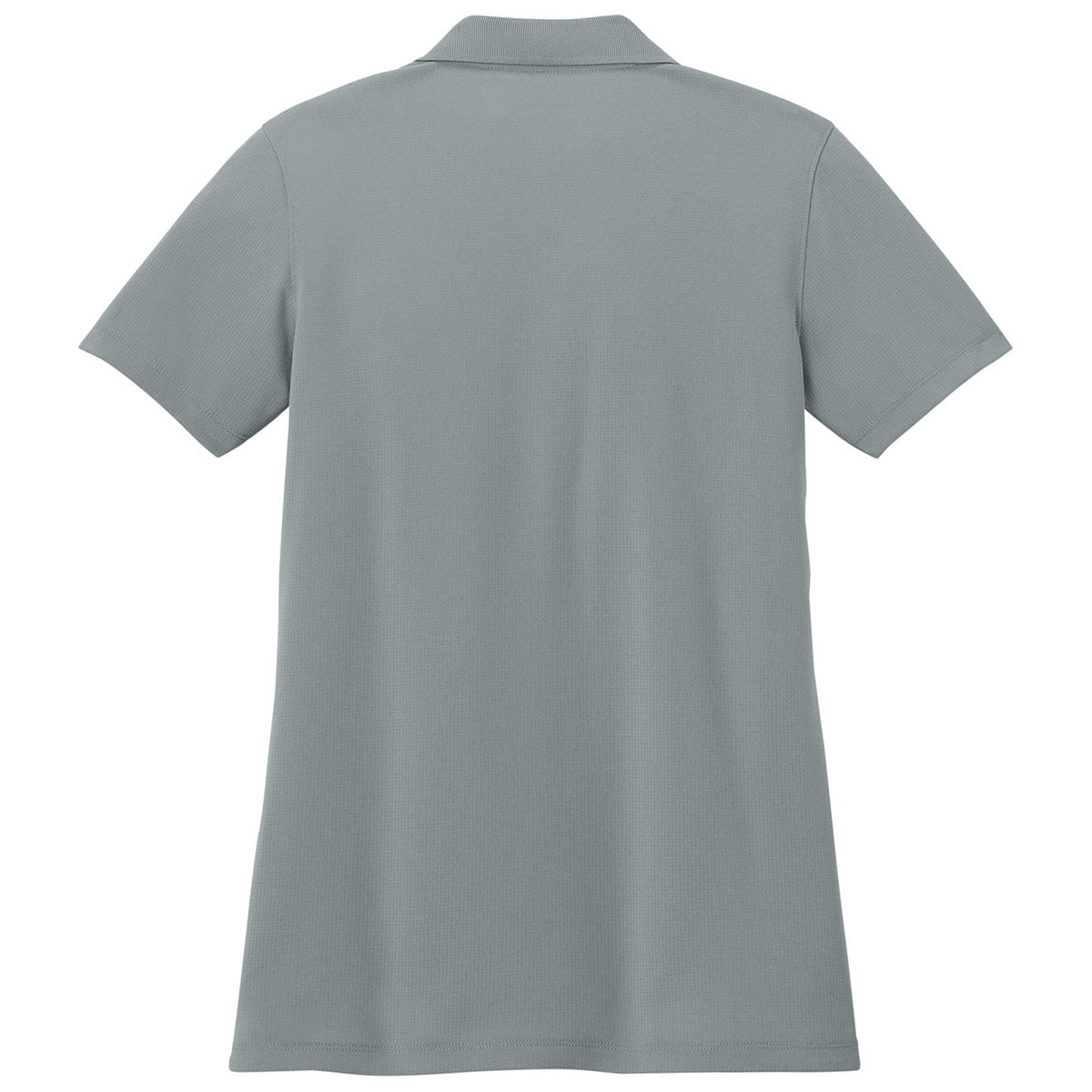 Port Authority Women's Light Sterling Grey Dry Zone Stain-Release Grid Polo
