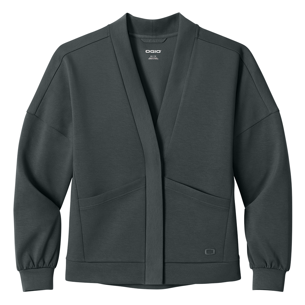 OGIO Women's Tarmac Grey Transcend Cardigan
