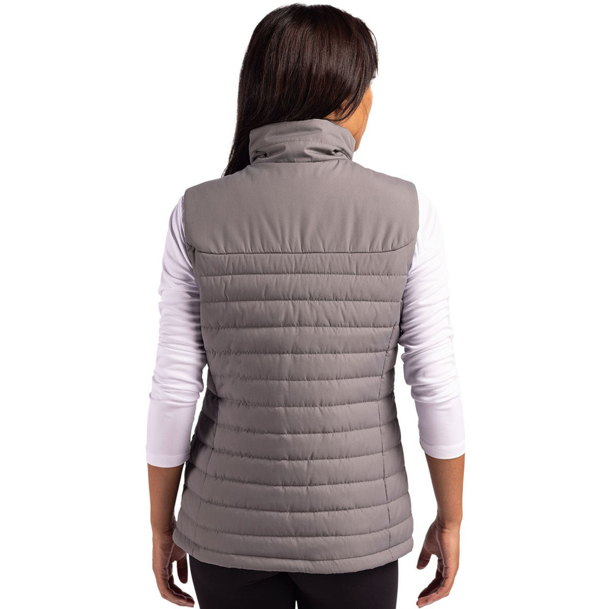 Clique Women's Pure Slate Elevation Eco Full Zip Puffer Vest