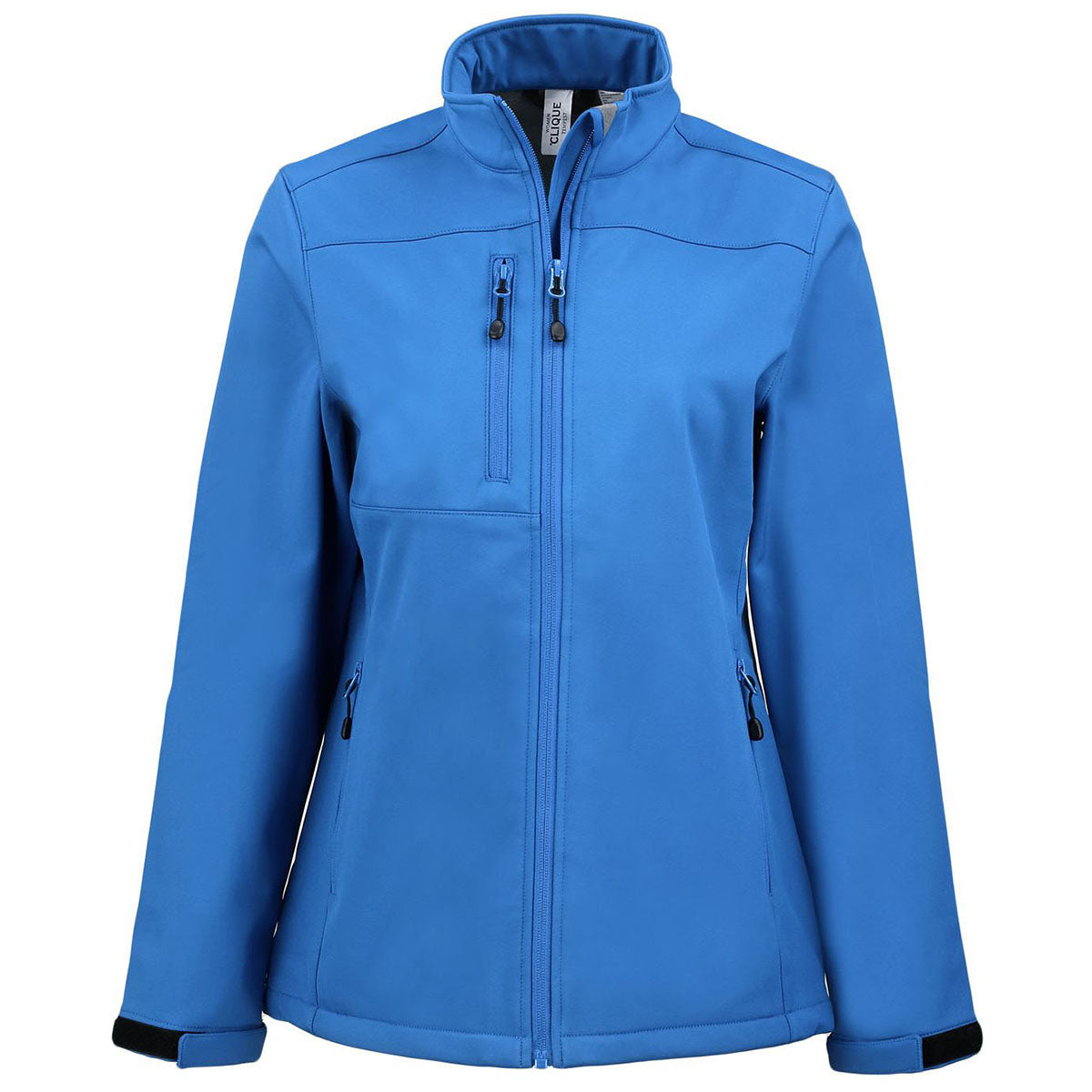Clique Women's Royal Blue Tempest Waterproof Full Zip Softshell Jacket