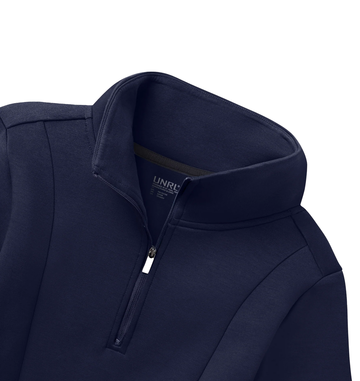 UNRL Women's Midnight Navy LuxBreak Half-Zip Pullover
