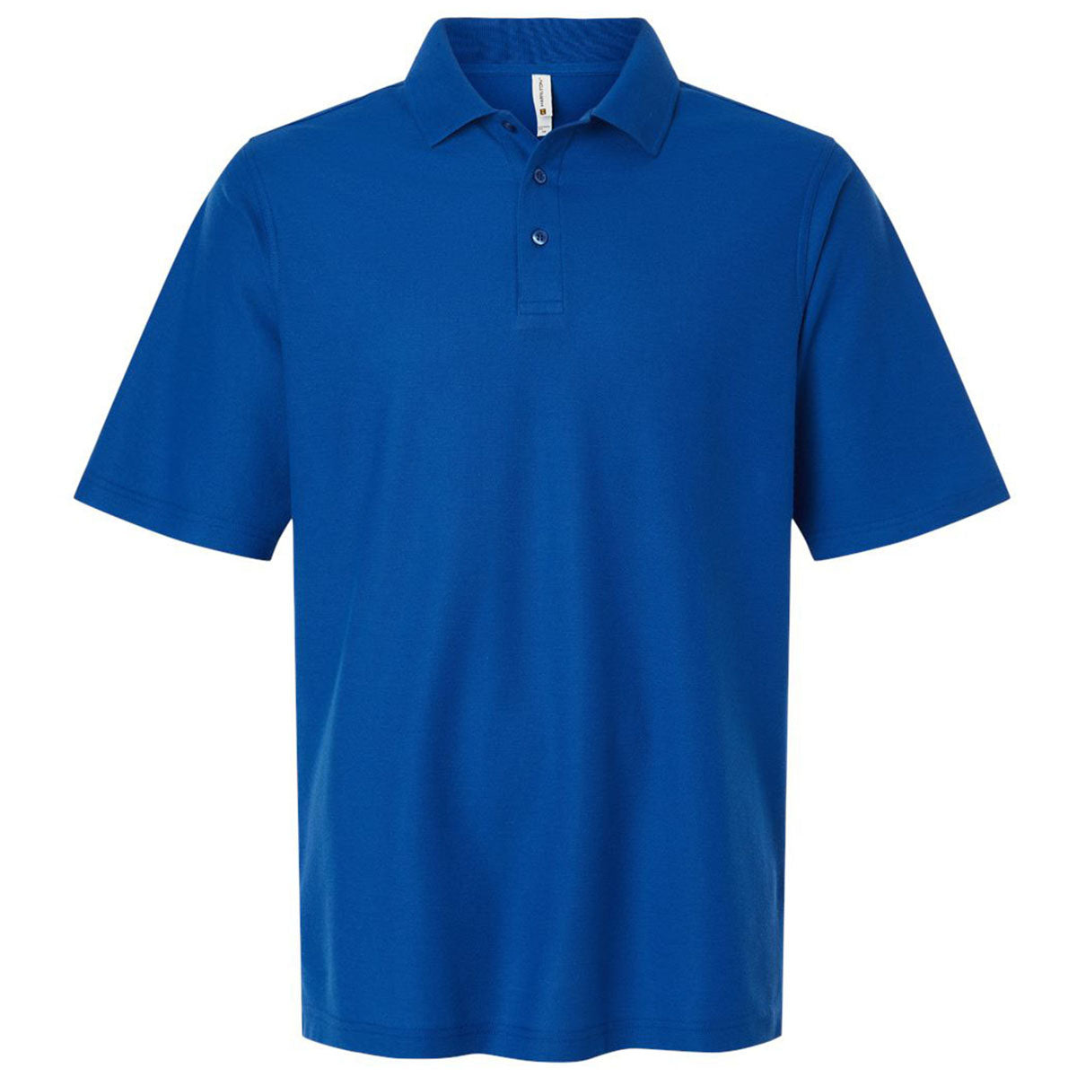 Harriton Men's True Royal Tall Maverick CVC Pique Polo