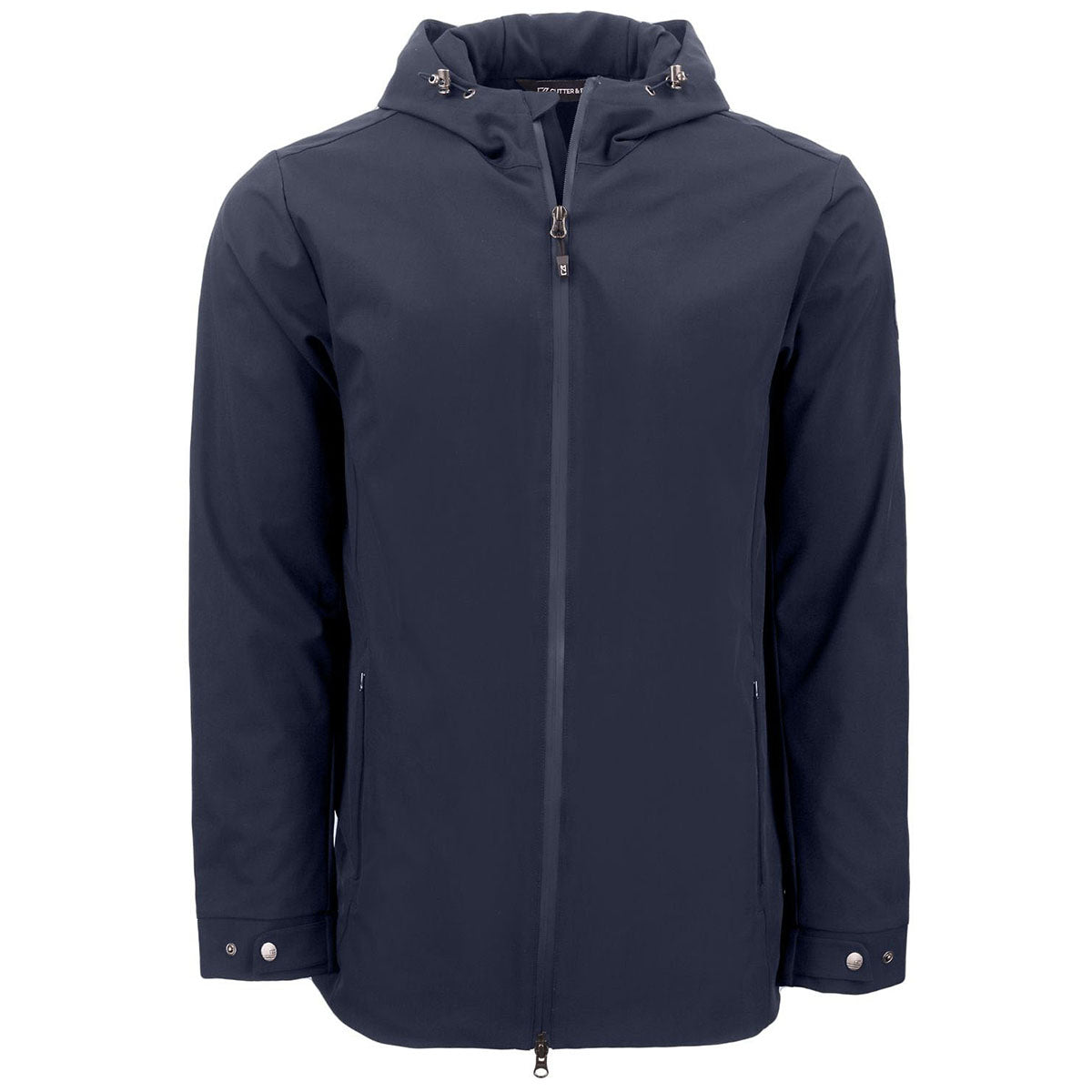 Cutter & Buck Men's Navy Blue Camano Everyday Stretch Recycled Water Resistant Jacket