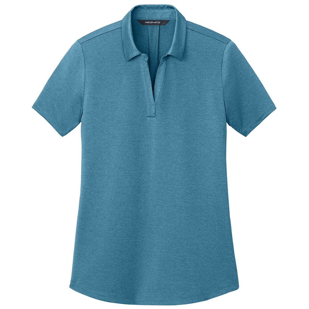 Mercer+Mettle Women's Harbor Blue Heather Recharge Jersey Polo