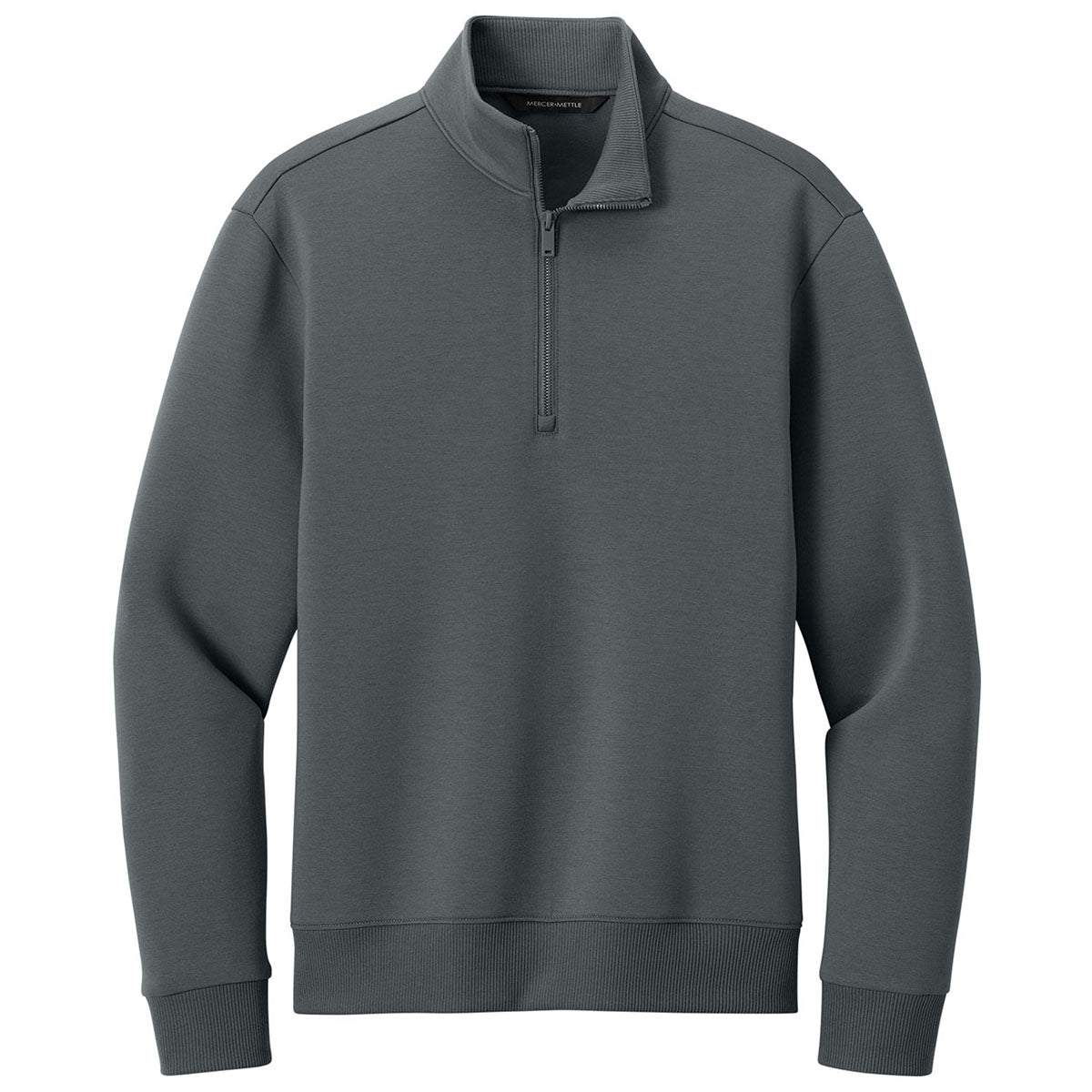 Mercer+Mettle Men's Storm Grey Soft Spacer 1/4-Zip