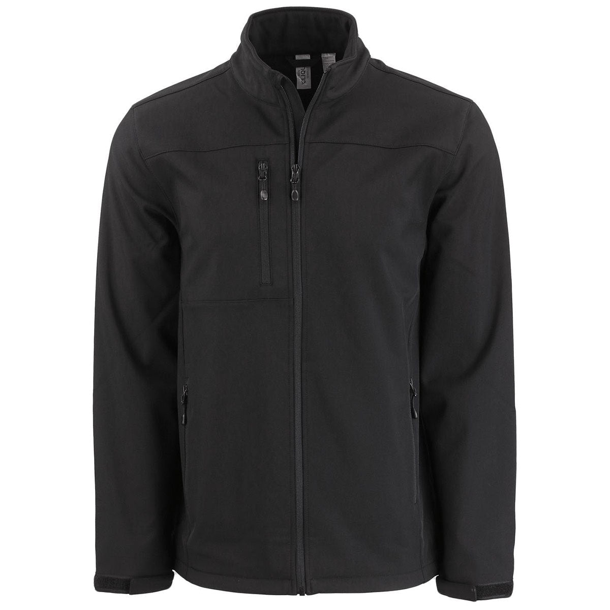 Clique Men's Black Tempest Waterproof Full Zip Softshell Jacket