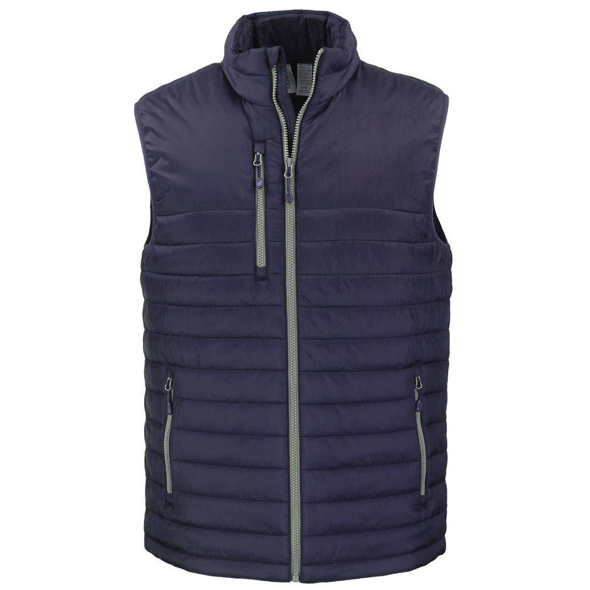 Clique Men's Dark Navy Valhalla Full Zip Puffer Vest