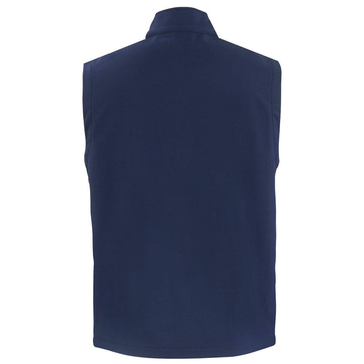 Clique Men's Dark Navy/Pure Slate Tempo Stretch Full Zip Softshell Vest