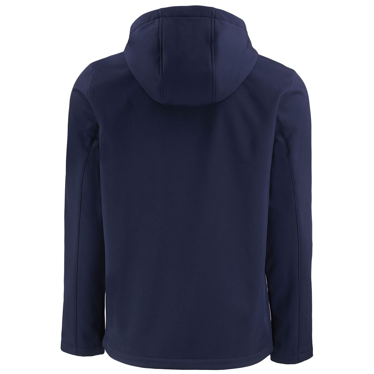Clique Men's Dark Navy/Pure Slate Tempo Recycled Stretch Softshell Hooded Jacket