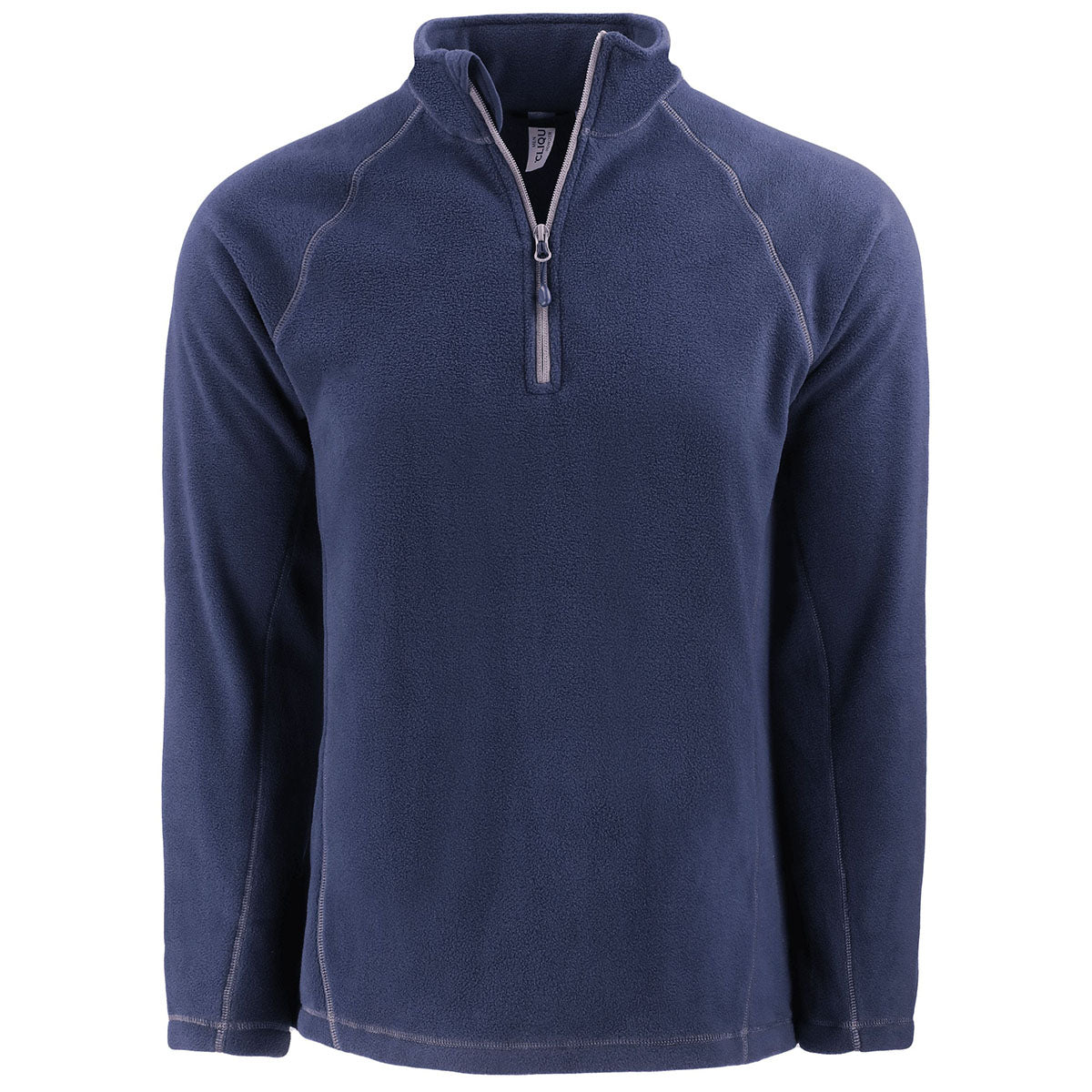 Clique Men's Dark Navy Powder Recycled Fleece Quarter Zip Pullover