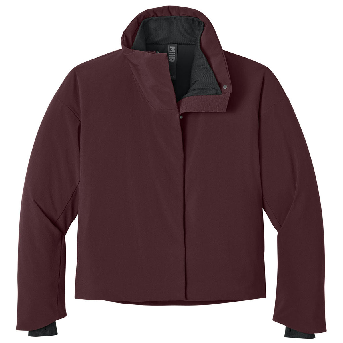 MiiR Women's Dark Fig Sashiko Full-Zip Stretch Puffy