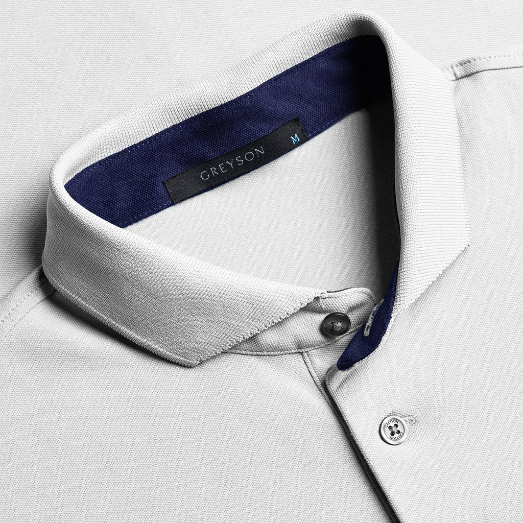 Greyson Men's Artic Wolf Polo