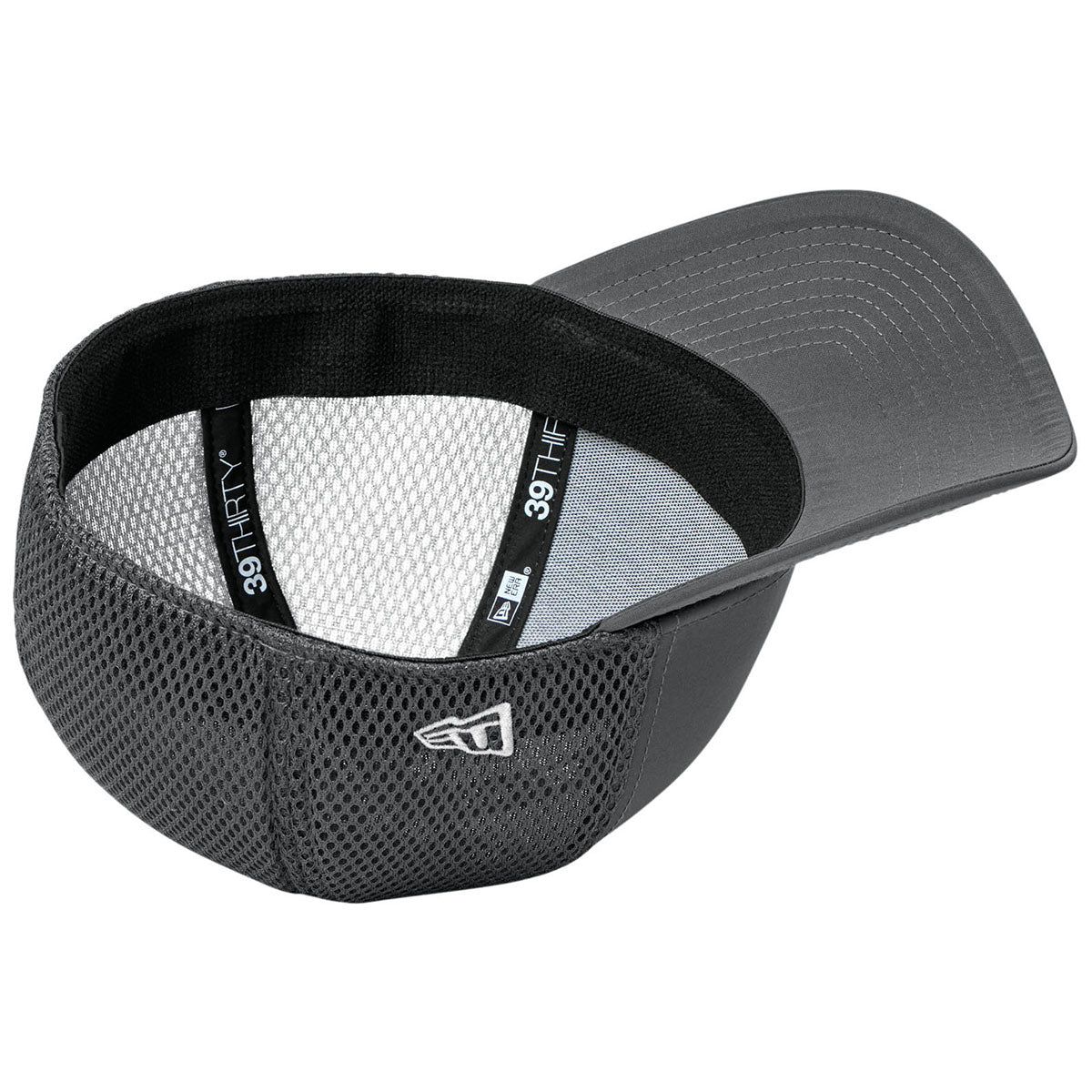 New Era Graphite 39THIRTY Performance Stretch Mesh Cap