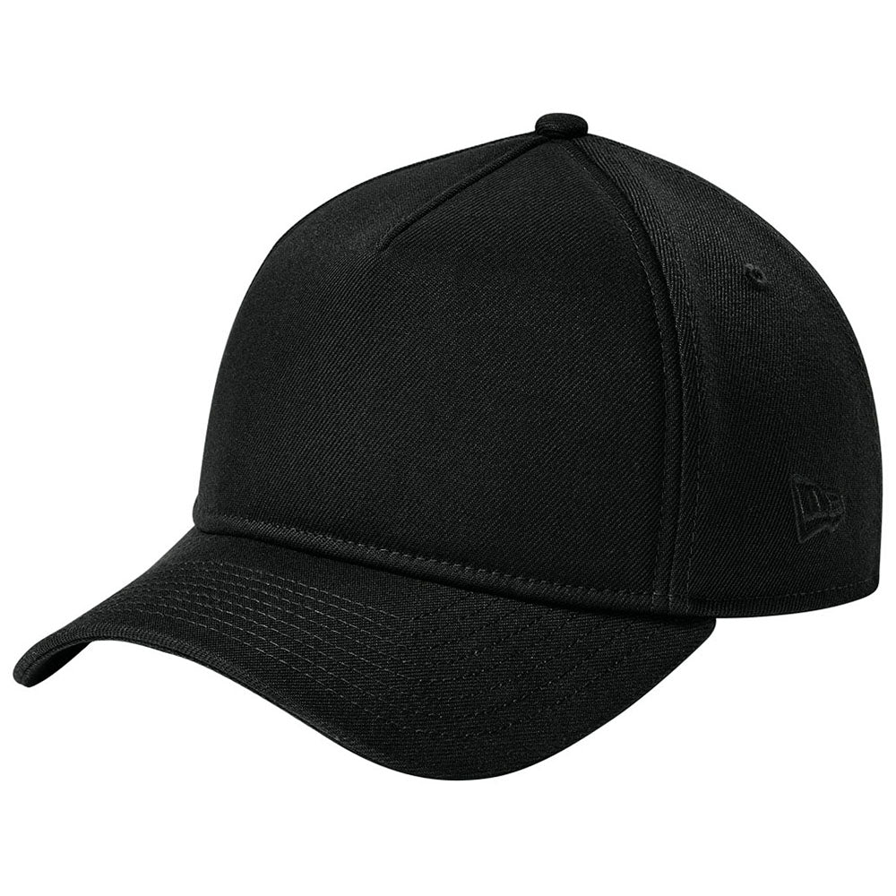 New Era Black A-Frame Snapback Cap