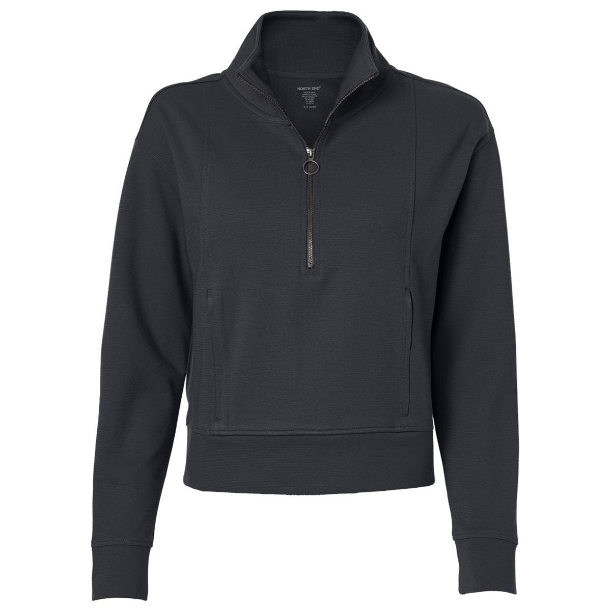 North End Women's Carbon Mantra Half-Zip Ottoman Pullover