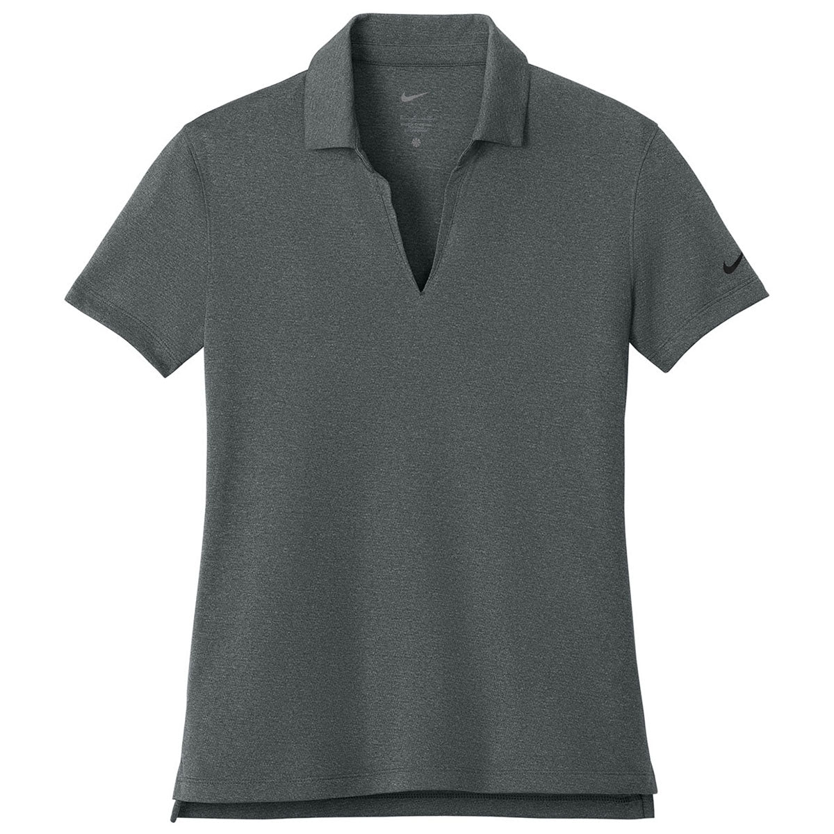Nike Women's Anthracite Heather Dri-FIT Smooth Heather Polo