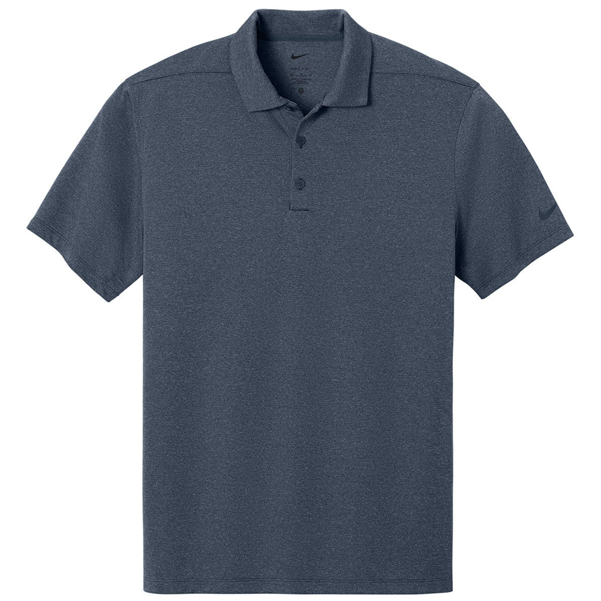 Nike Men's Navy Heather Dri-FIT Smooth Heather Polo