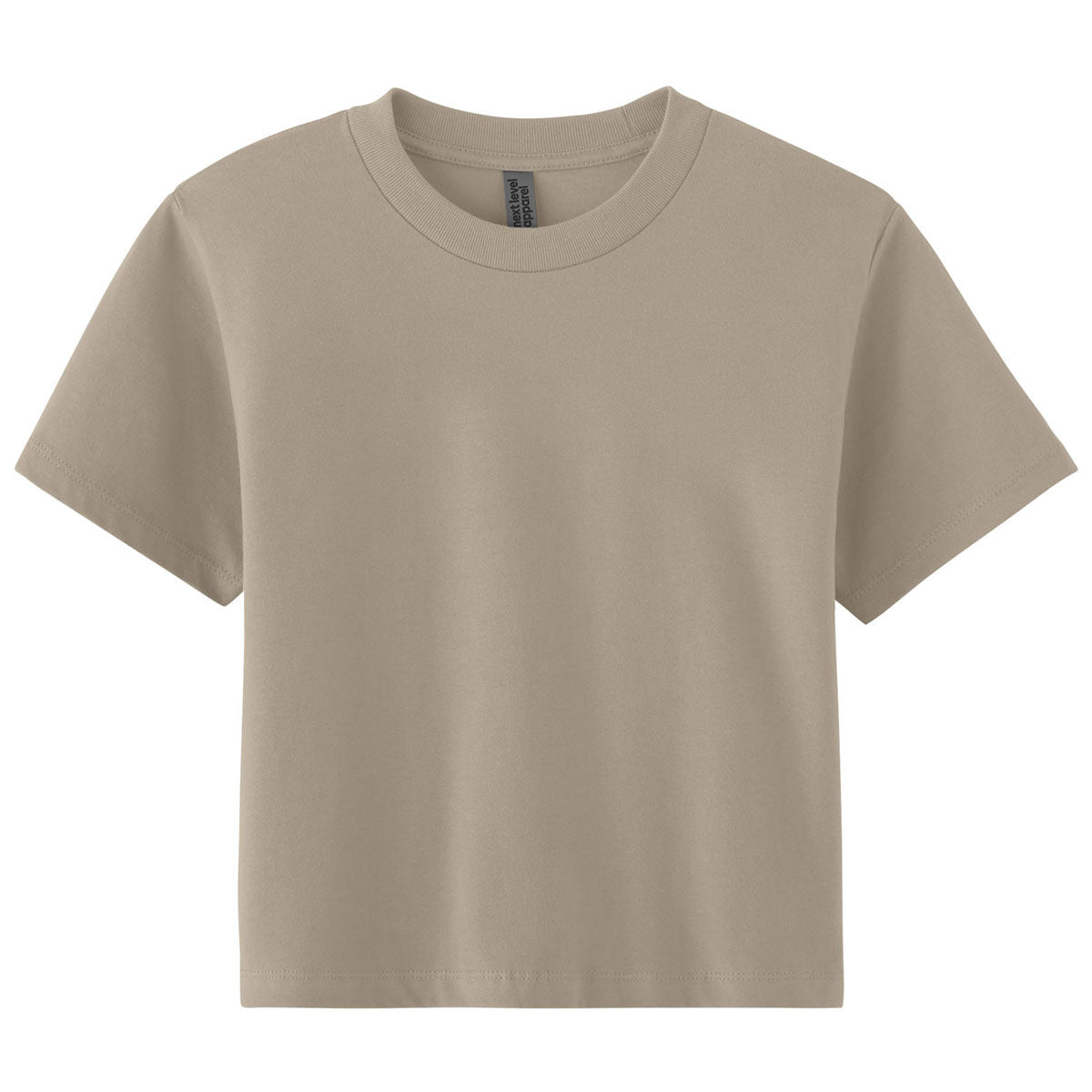 Next Level Women's Tan Heavyweight Boxy Tee