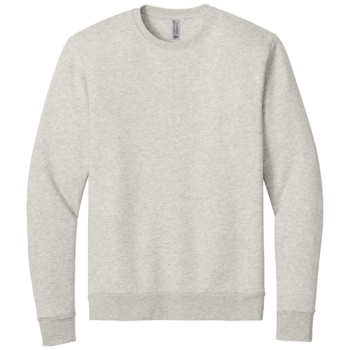 Next Level Men's Oatmeal Apparel Adult Malibu Crewneck Sweatshirt