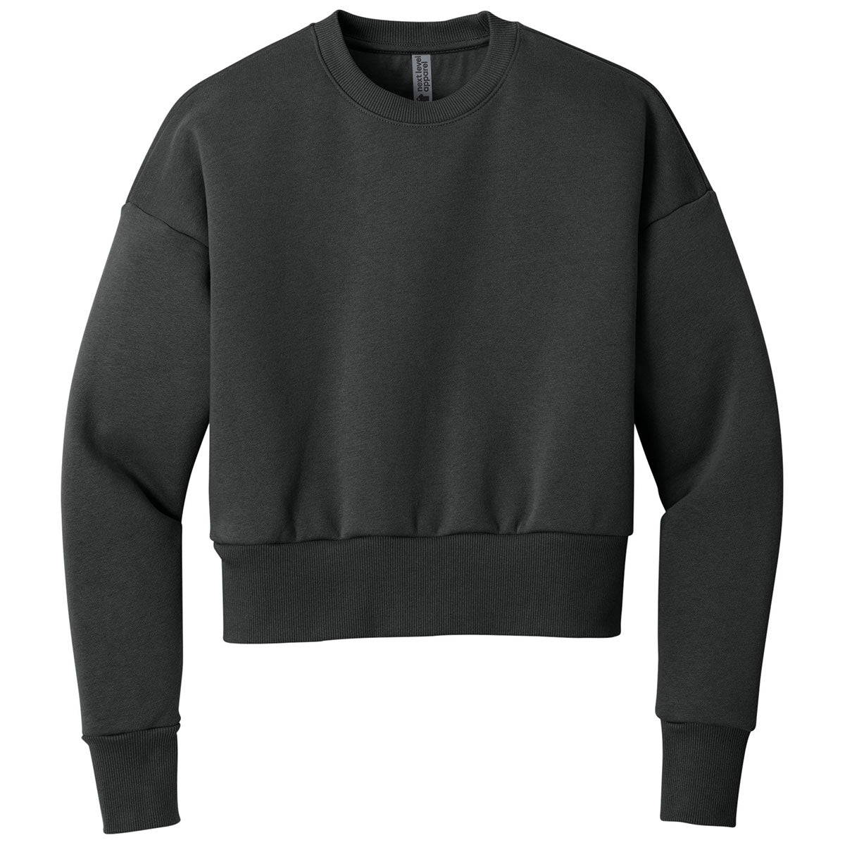 Next Level Women's Graphite Black Heavyweight Sweatshirt