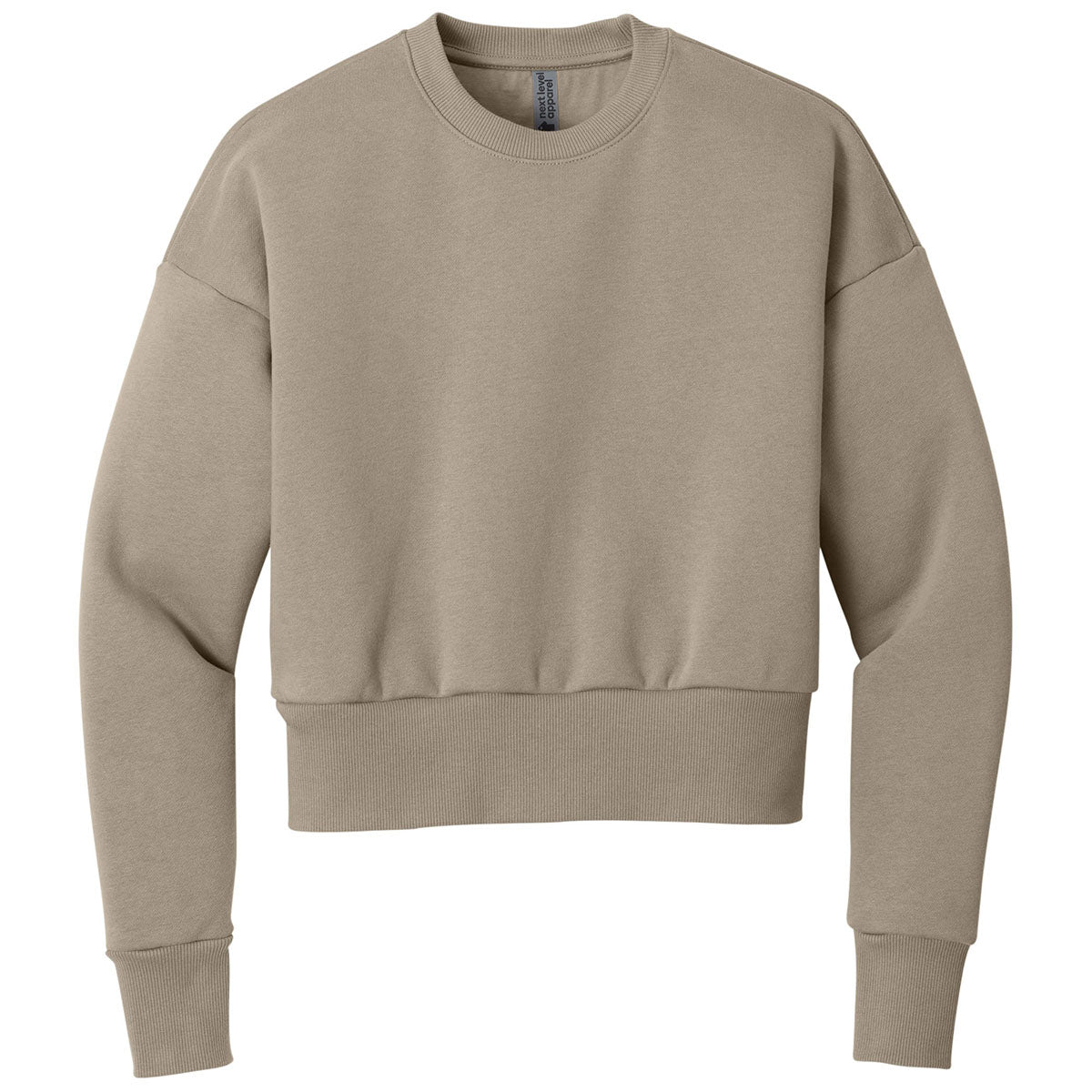 Next Level Women's Tan Heavyweight Sweatshirt
