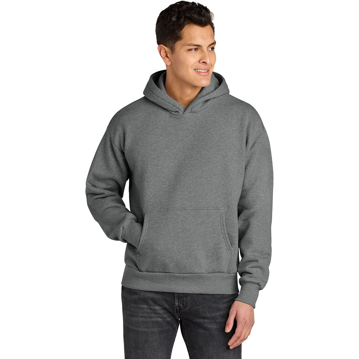 Next Level Men's Heather Gray Heavyweight Hoodie