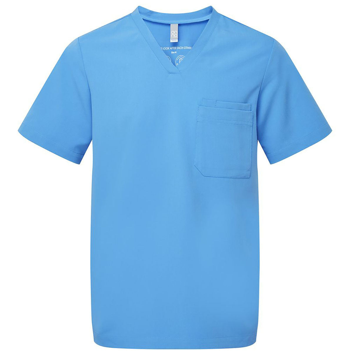 Onna Men's Ceil Blue Limitless V-Neck Stretch Scrub Top