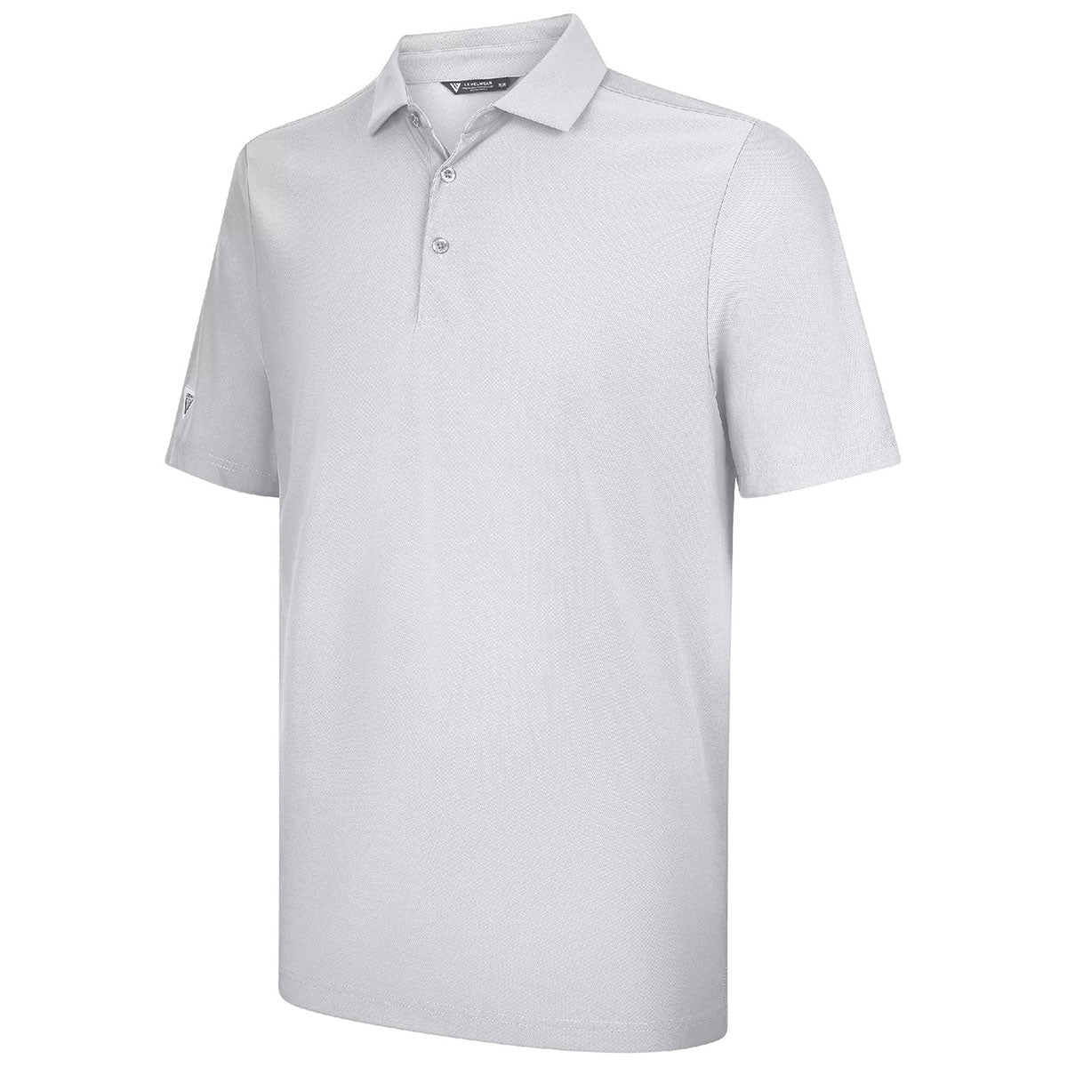 Levelwear Men's White Eternal Polo