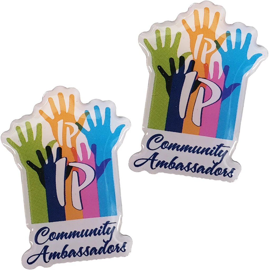 BCG Custom Offset & Screen Printed Lapel Pins: 1 1/2" W X 1 1/2" H