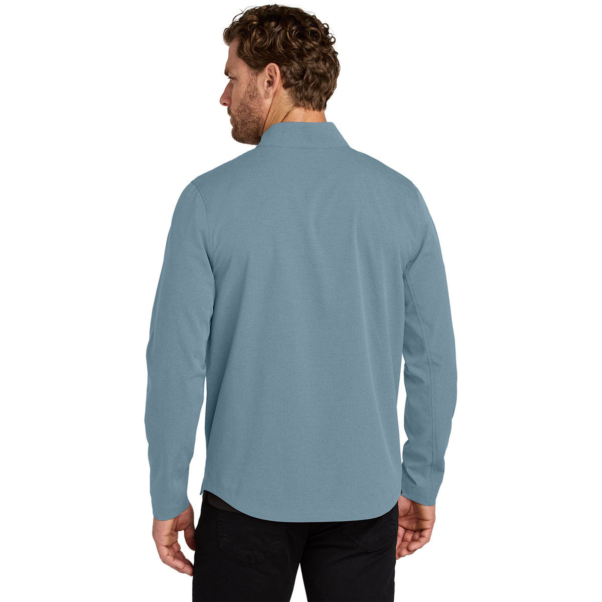 OGIO Men's Blue Mist Aspect 1/2-Zip Pullover