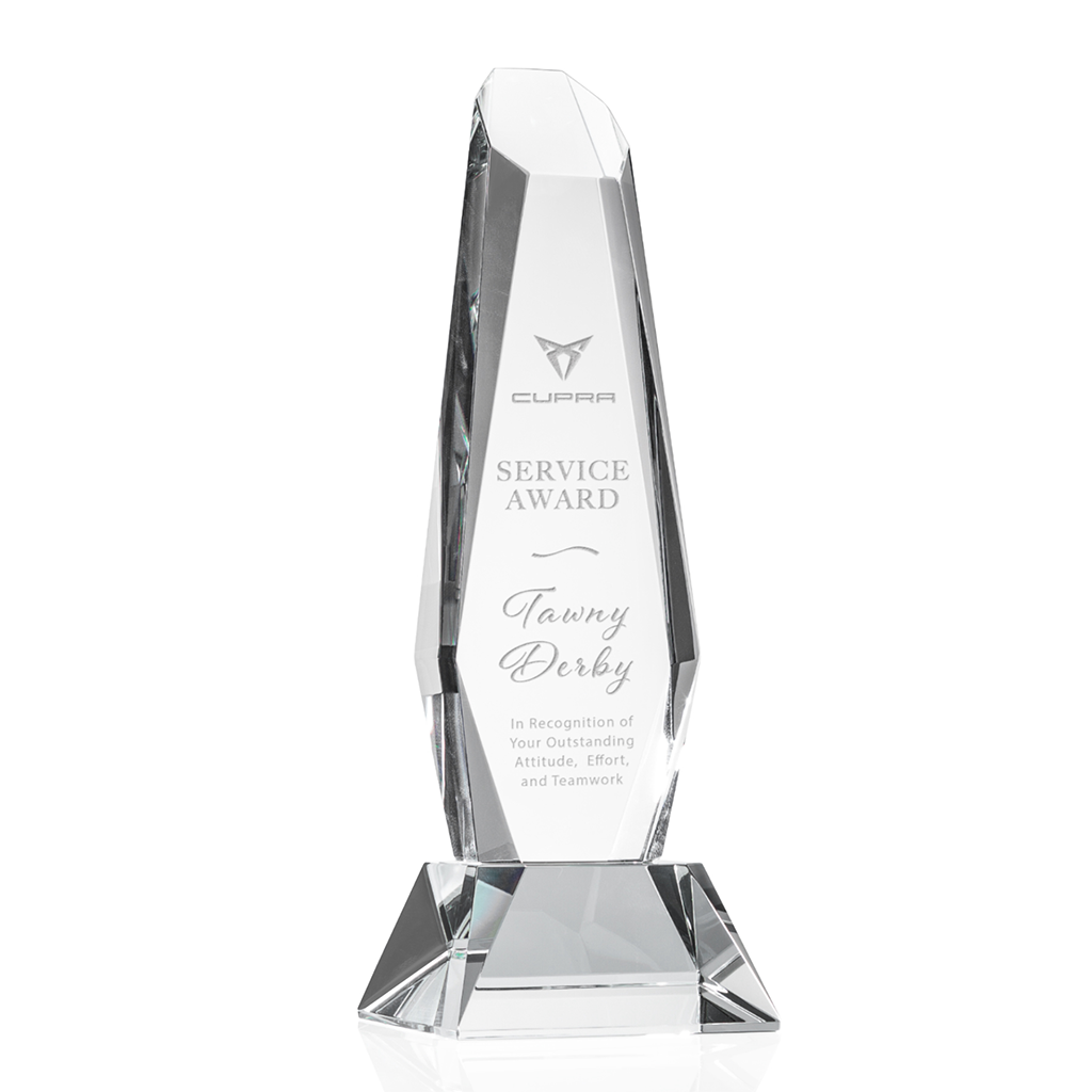 St. Regis Clear Rawlinson Award on Base 12"