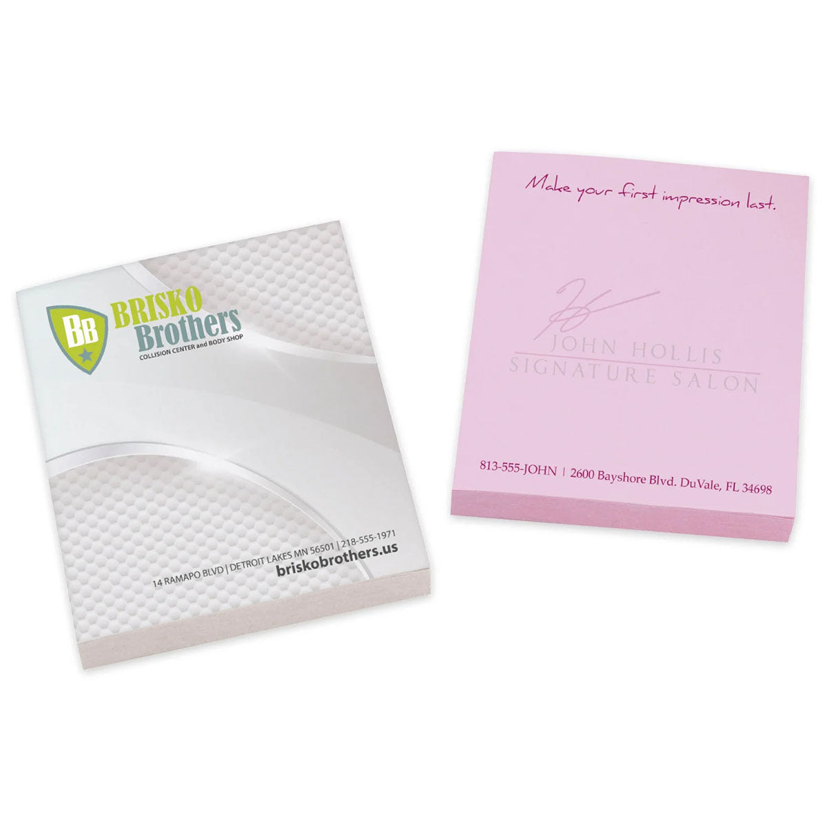 Souvenir White Sticky Note 2-3/4" x 3" Pad, 50 sheet