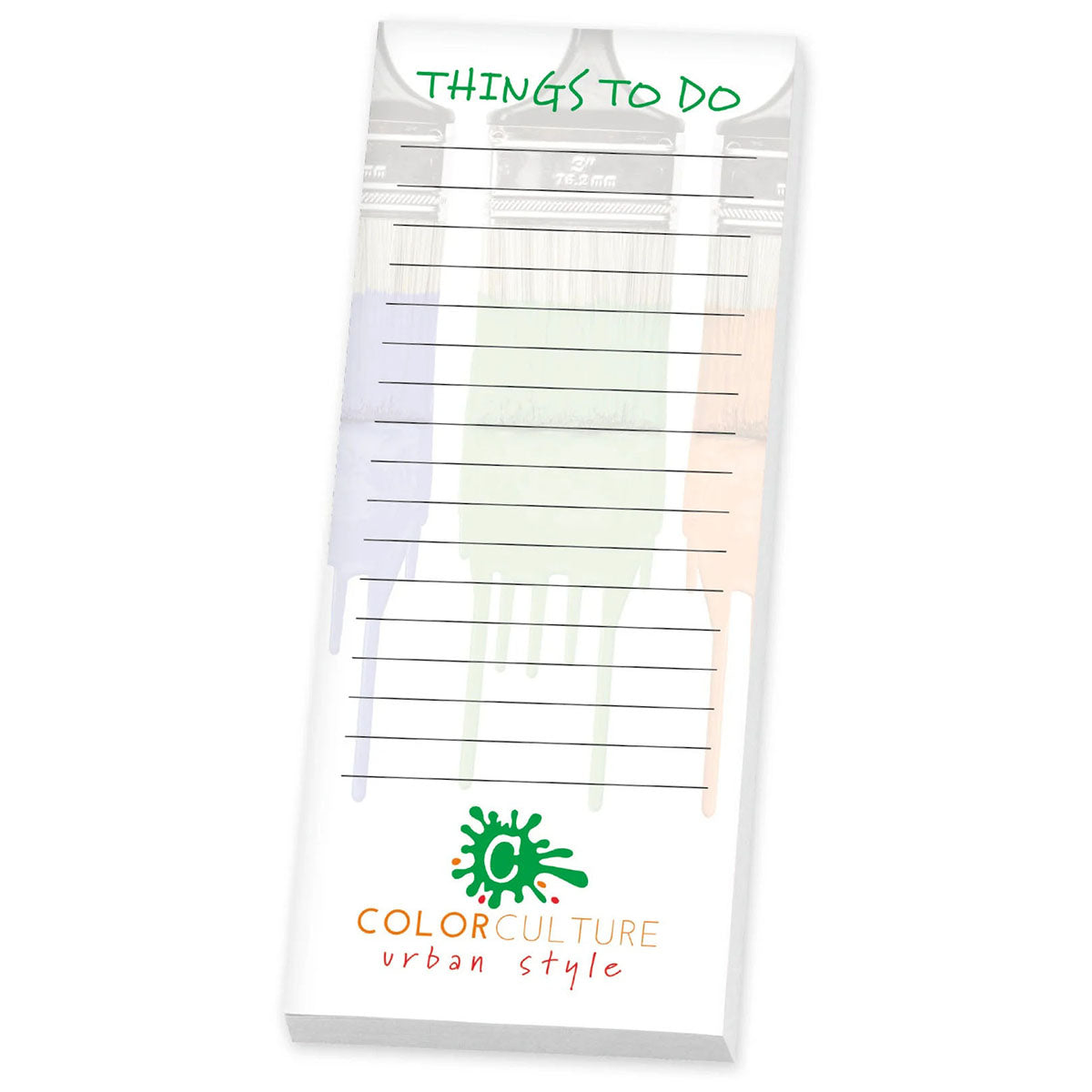 Souvenir White Sticky Note 3" x 8" Pad, 50 sheet