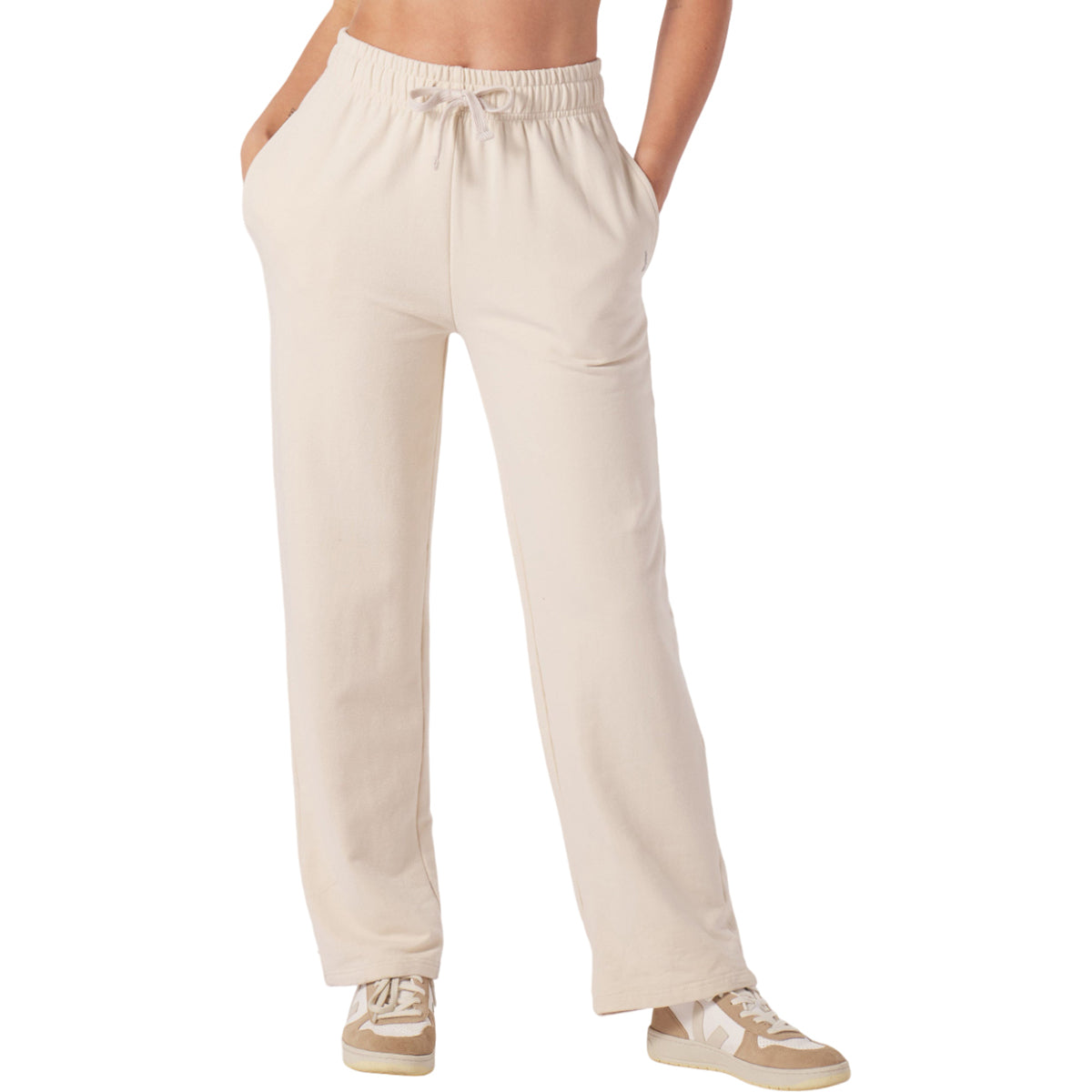 Glyder Women's Oatmilk Straight Leg Sweatpant
