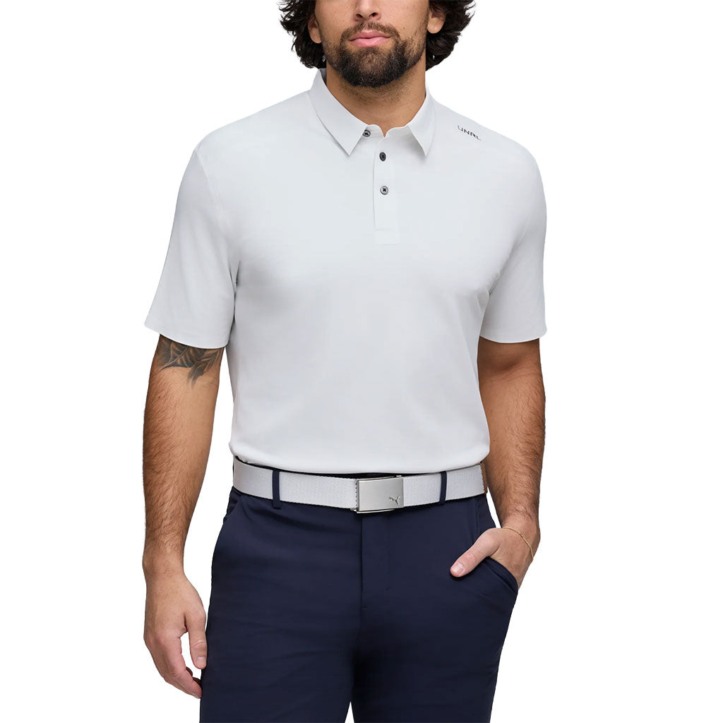 UNRL Men's White Legend Polo