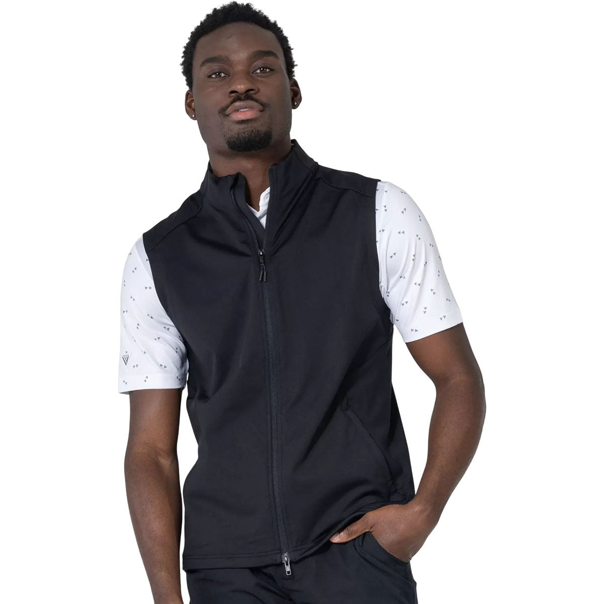 Levelwear Men's Black Resort Vest