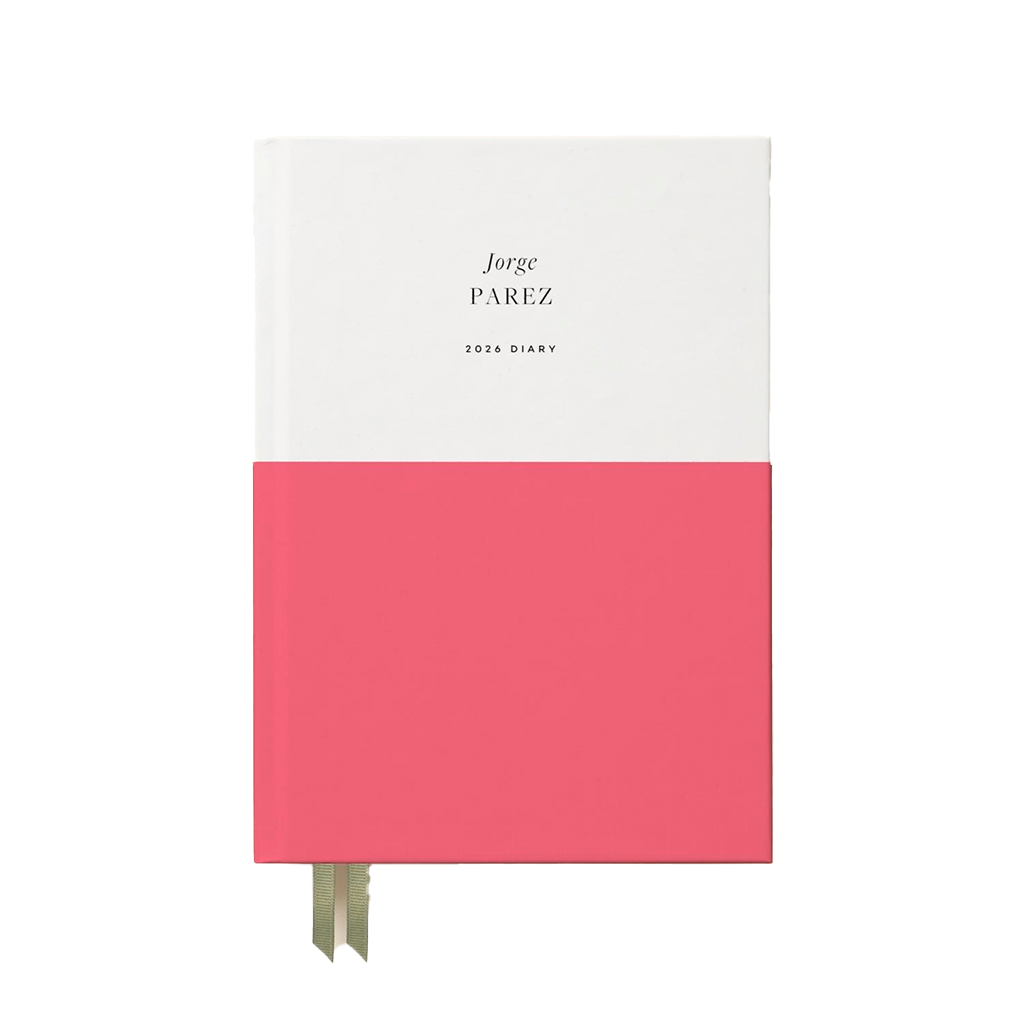 Papier Bright Pink Demi Calendar Year Planner