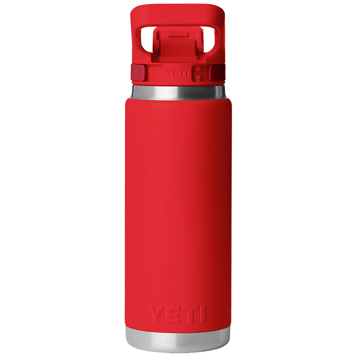 YETI Rescue Red Rambler 26 oz Water Bottle with Color-Matched Flip Chug Cap