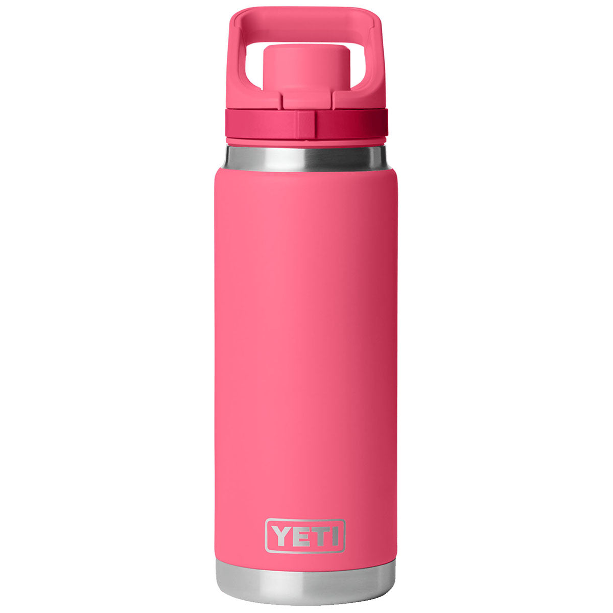 YETI Tropical Pink Rambler 26 oz Water Bottle with Color-Matched Flip Chug Cap