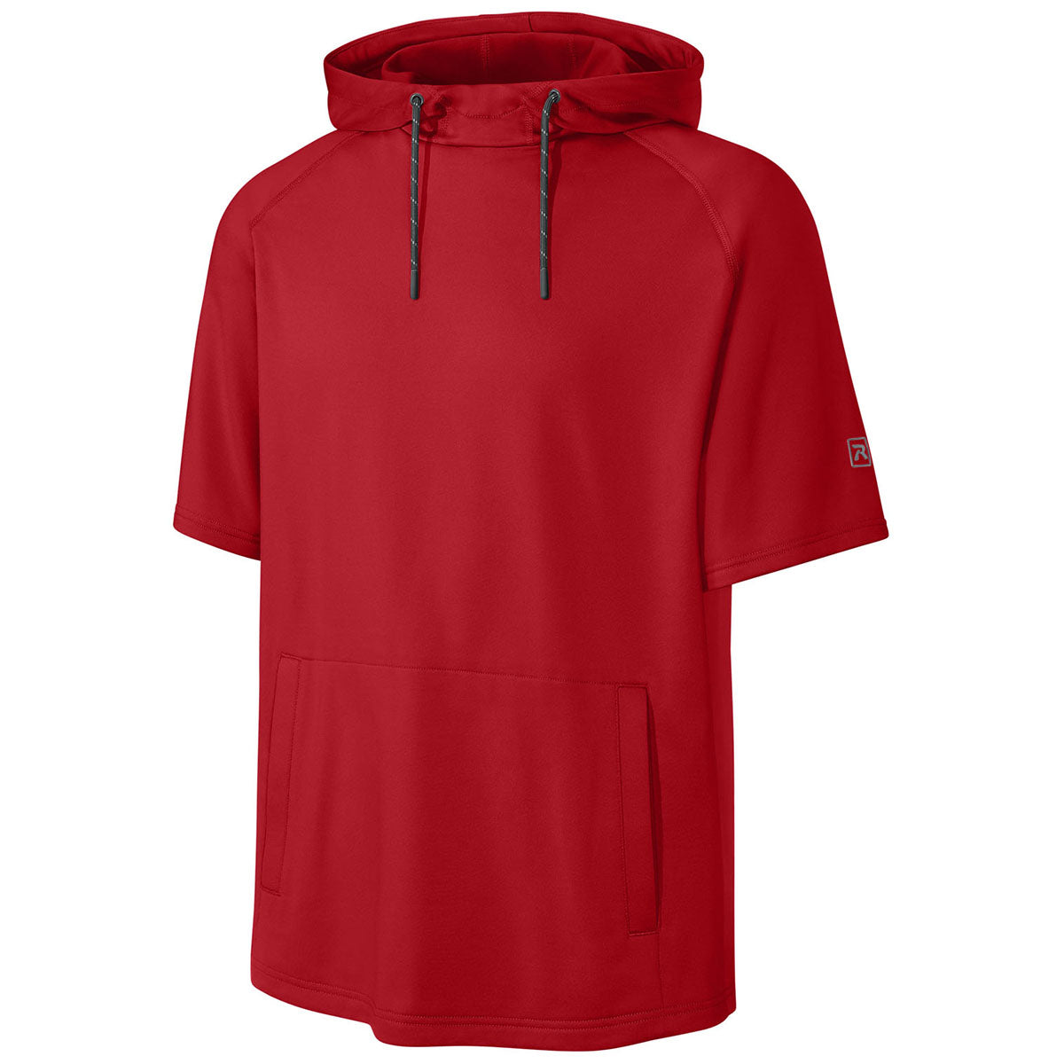 Richardson Men's Red Charge Performance Fleece Short Sleeve Hoodie