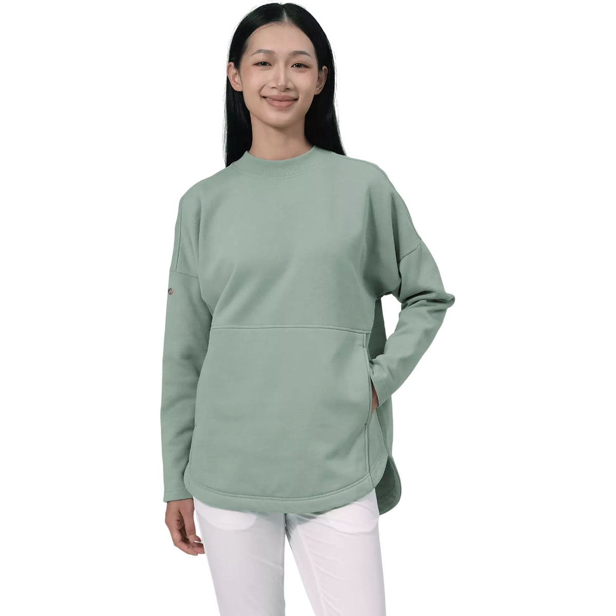 Verve Women's Iceberg Green Beaudry Crew